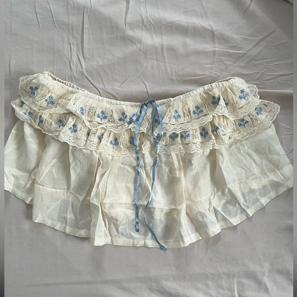 Free People Thalia Embroidered Tube Top (size L and XL) - Picture 4 of 14